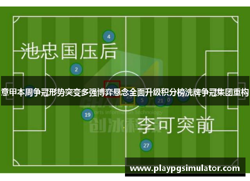 意甲本周争冠形势突变多强博弈悬念全面升级积分榜洗牌争冠集团重构